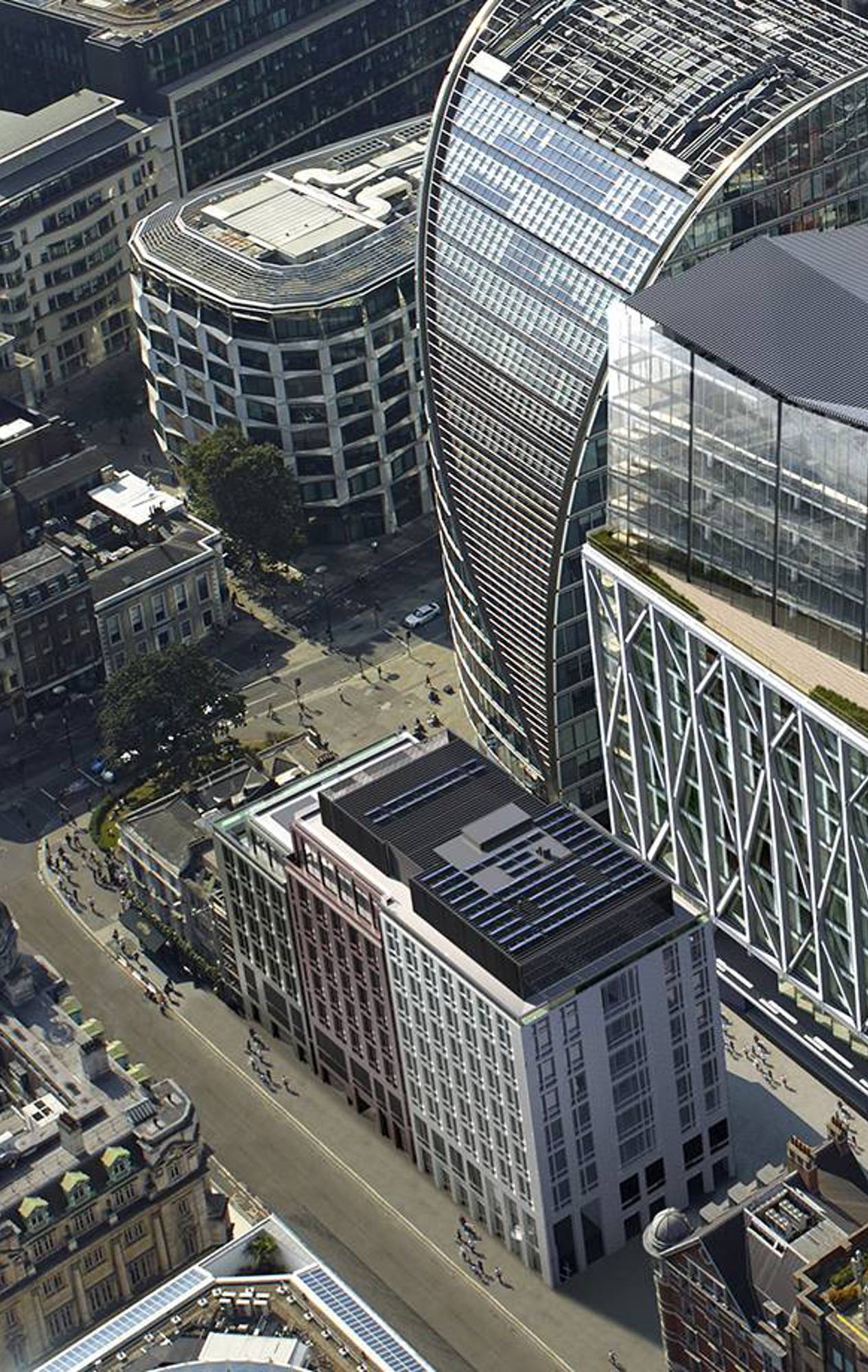 Exterior Design Rendering of 21 Moorfields
