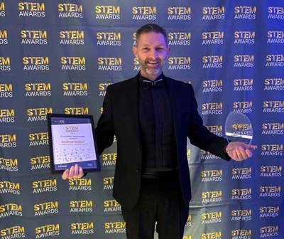 Andrew Walker receives STEM award