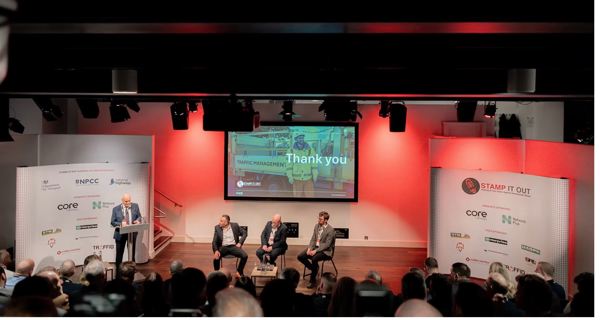 Panel discussion on tackling road worker abuse at the Science Gallery