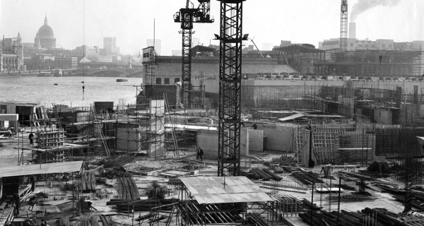 National Theatre during construction in 1971